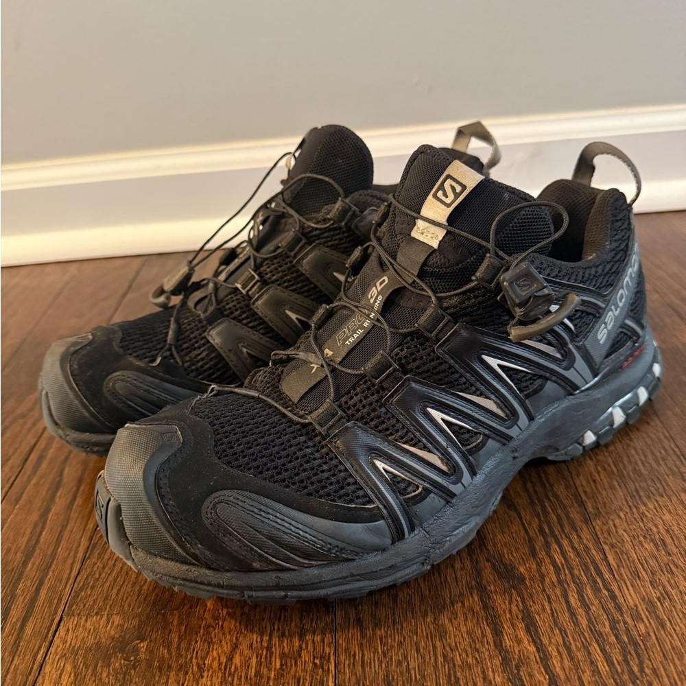 Salomon Men's Black Trail Running/Trail Hiking Shoes